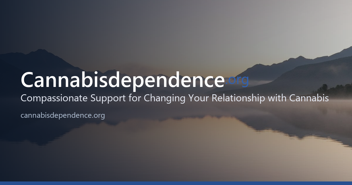CannabisDependence.org website preview